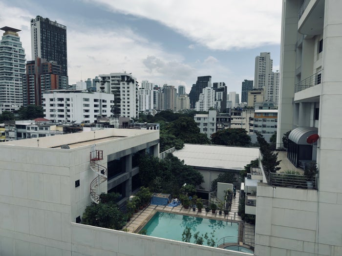 Metropolis Suites Bangkok room balcony view Metropolis Suites Bangkok room balcony view