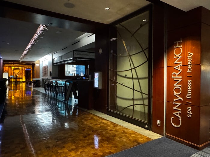 Palazzo Las Vegas Canyon Ranch gym spa entrance Palazzo Las Vegas Canyon Ranch gym spa entrance
