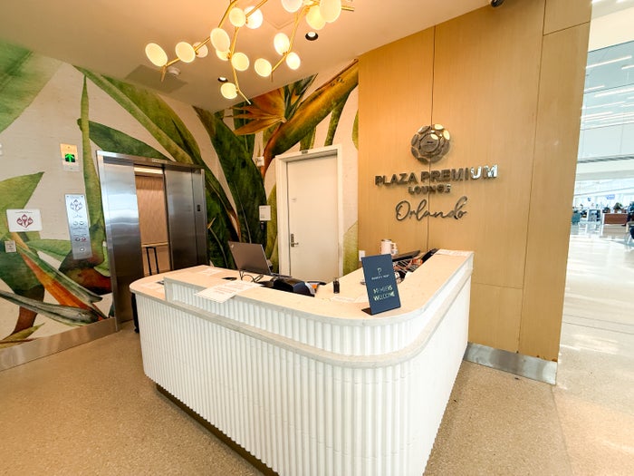 Plaza Premium Lounge Orlando MCO window view Priority Pass Lounge Plaza Premium MCO Orlando Airport Image Credit Chris Hassan