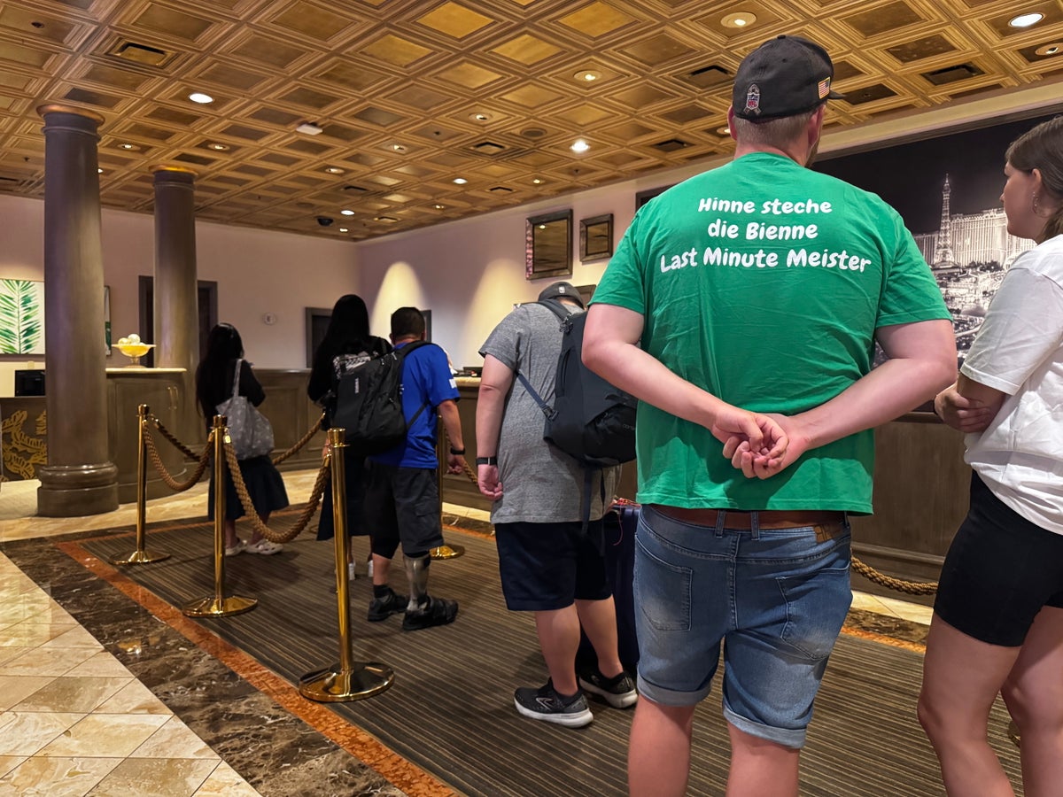 Rio Hotel Casino Destination Hyatt VIP line