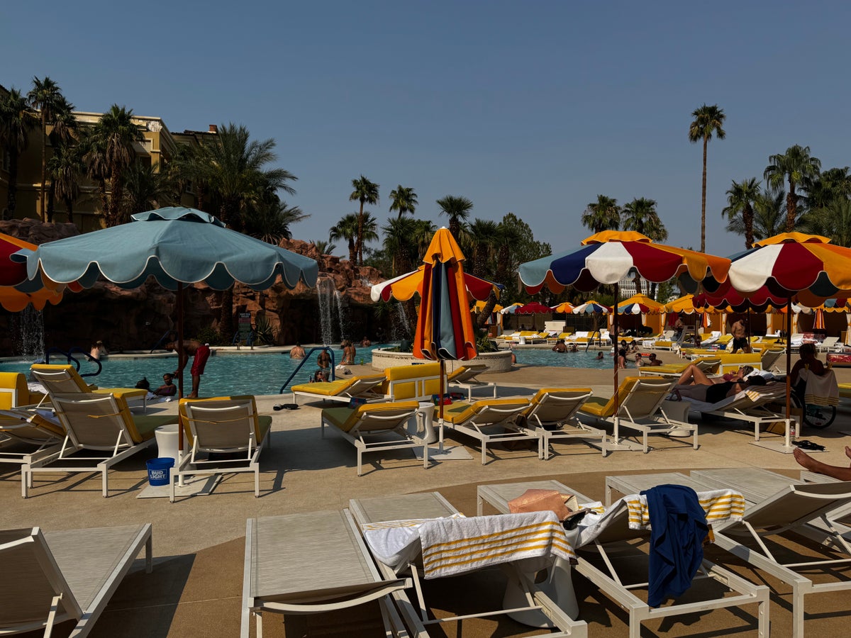 Rio Hotel Casino Destination Hyatt pool chairs