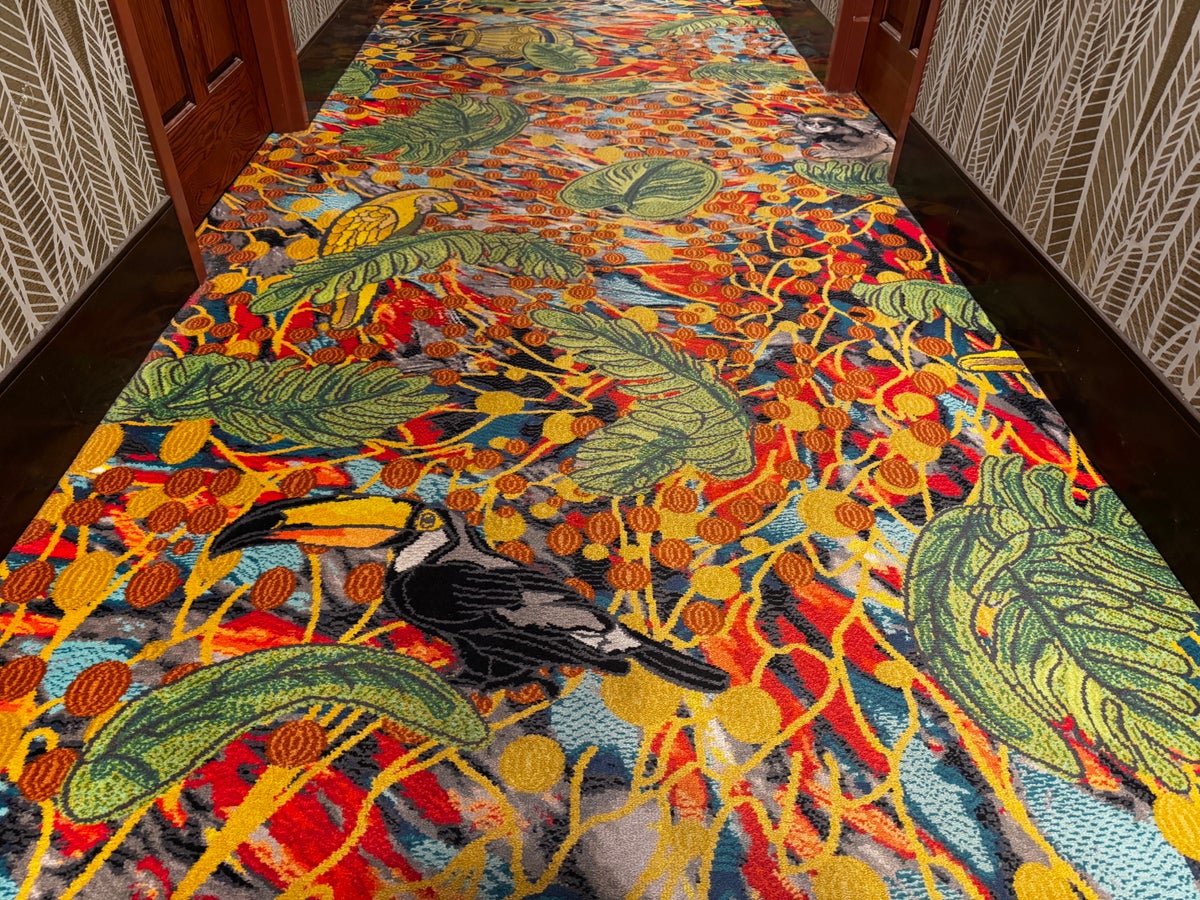 Rio Hotel Casino Destination Hyatt toucan carpet