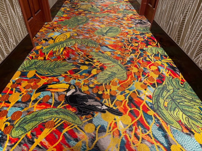 Rio Hotel Casino Destination Hyatt toucan carpet Rio Hotel Casino Destination Hyatt toucan carpet