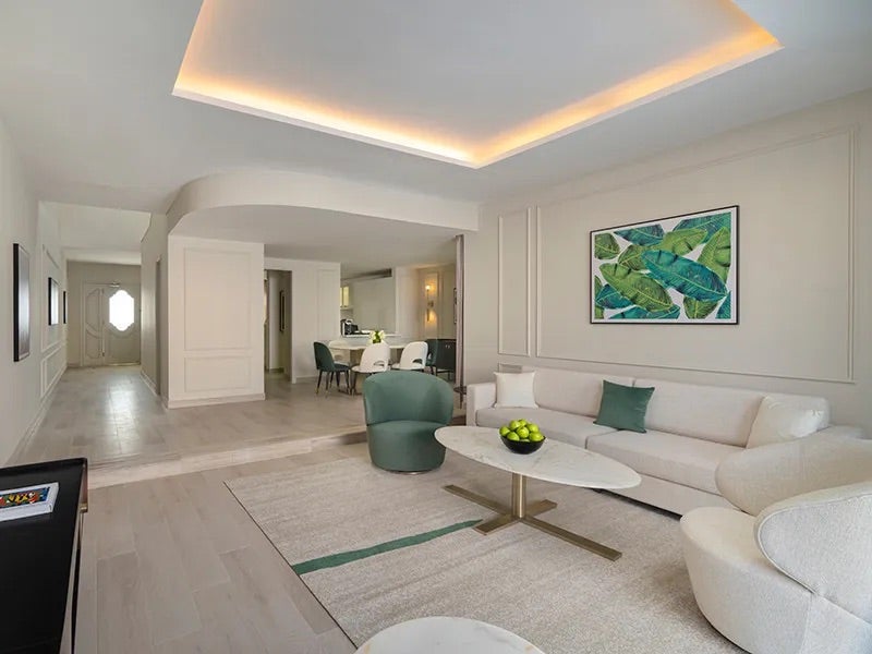 Rixos Saudi Arabia suite living room