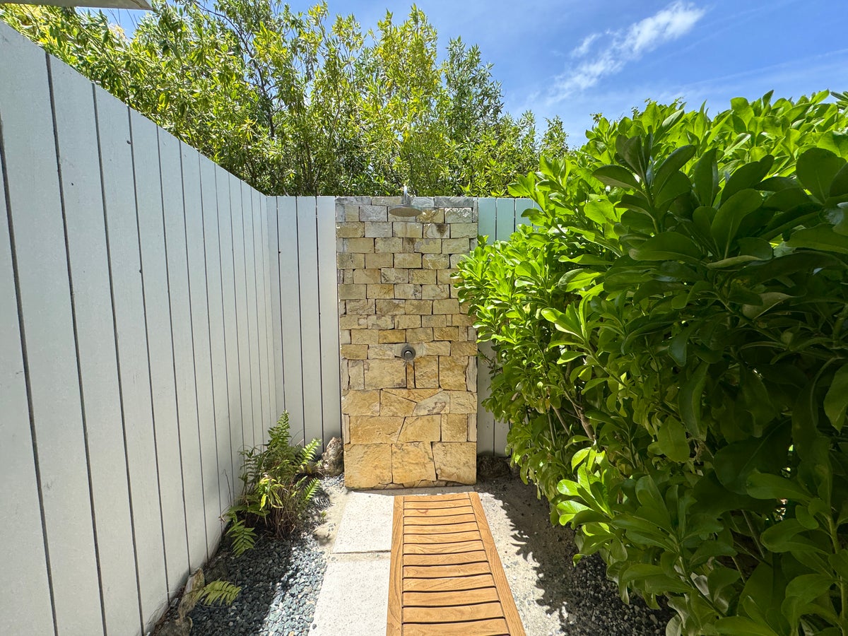 Sailrock South Caicos 3 bedroom villa outdoor shower