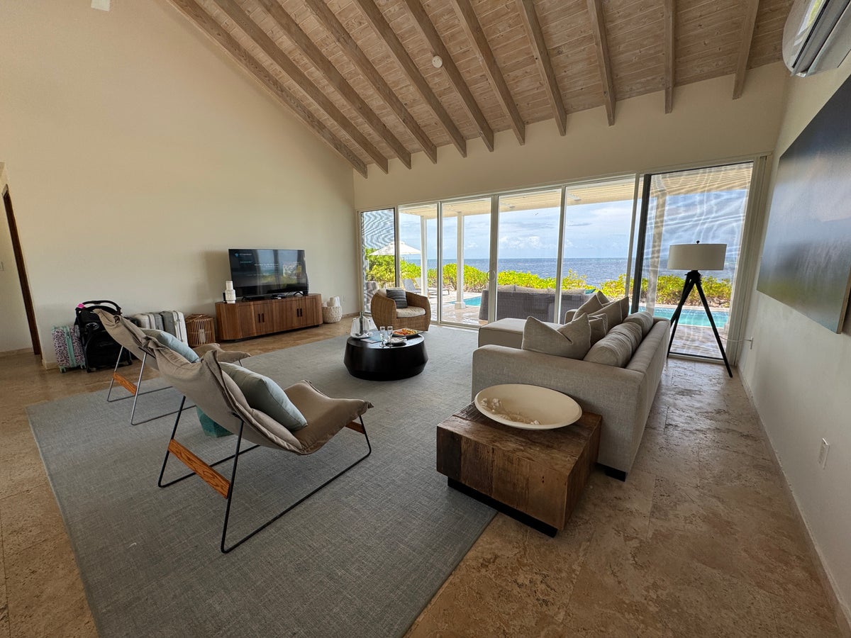 Sailrock South Caicos Living Room 3 bedroom villa