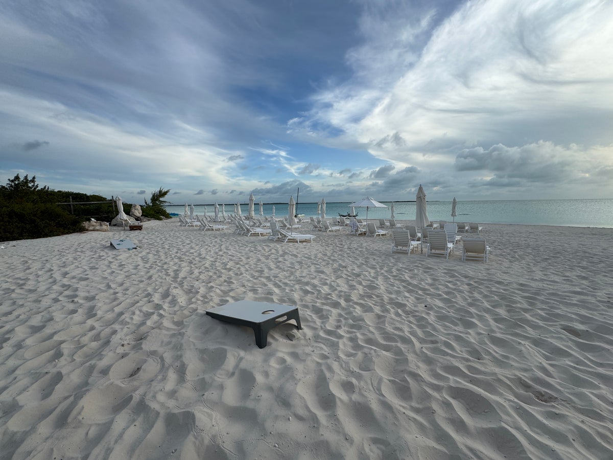 Sailrock South Caicos beach games 