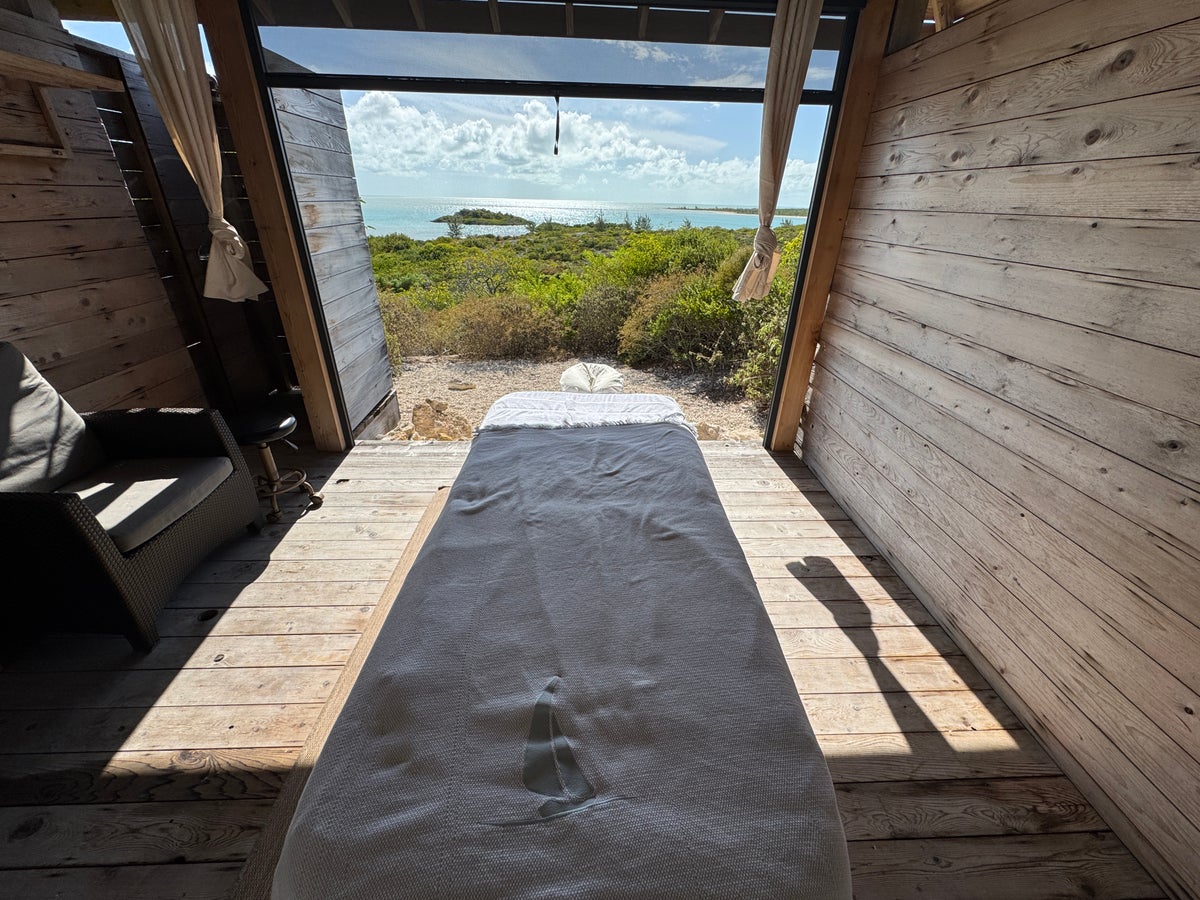 Sailrock South Caicos spa massage hut
