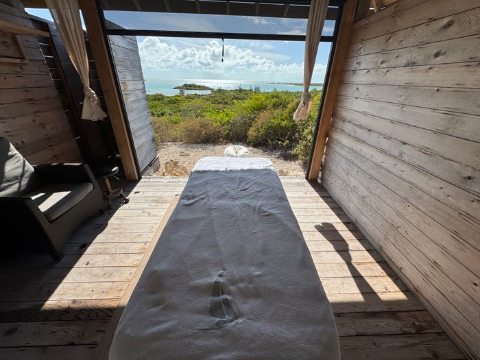 Sailrock South Caicos spa massage hut Sailrock South Caicos spa massage hut
