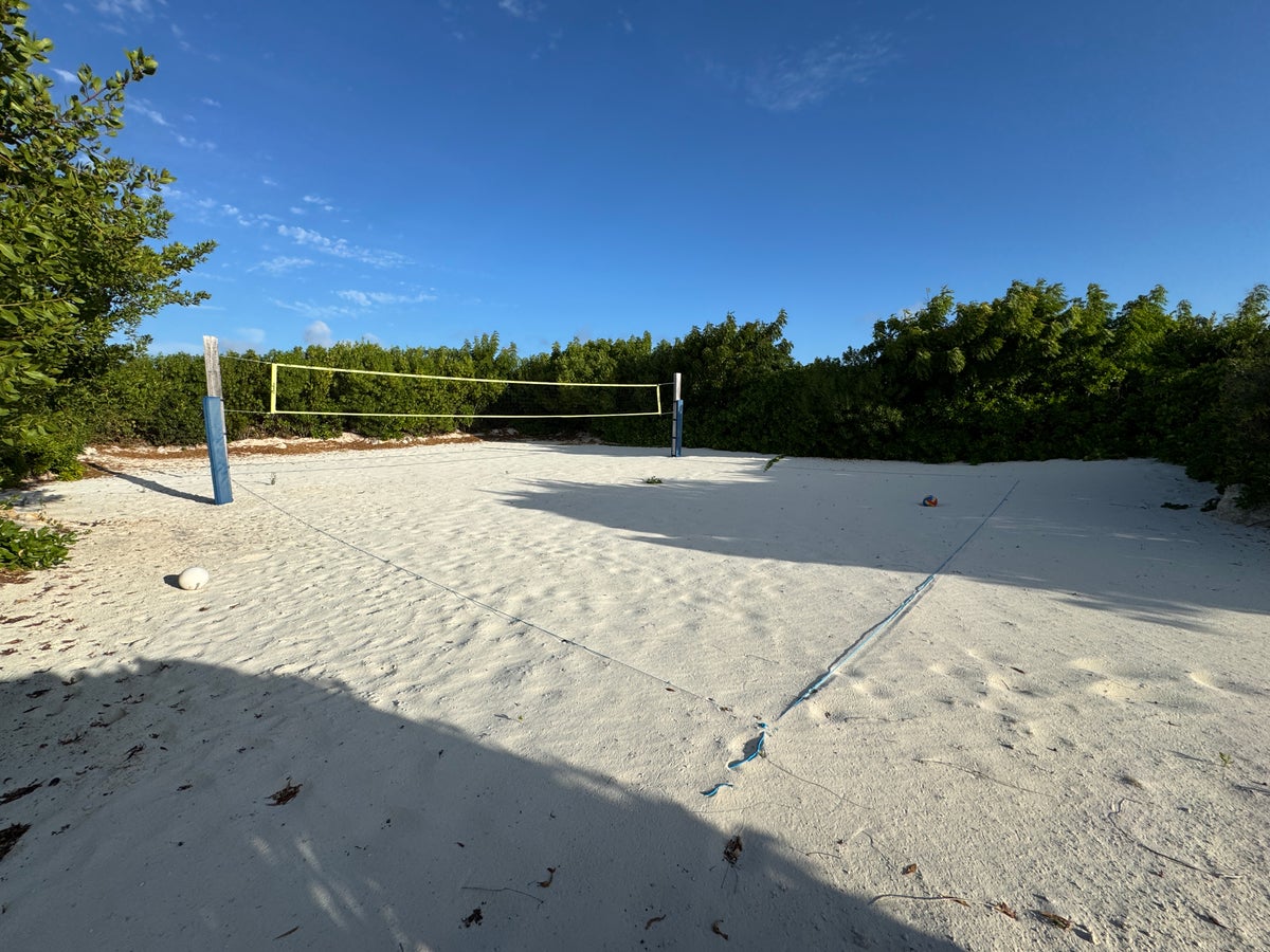 Sailrock South Caicos volleyball court
