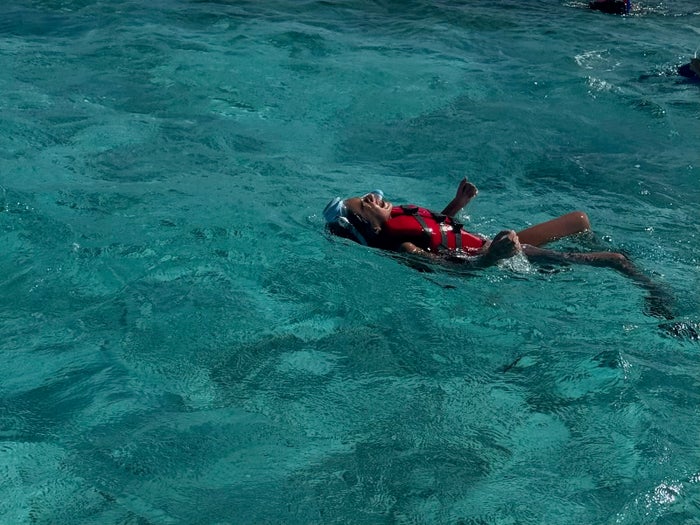 Snorkeling kids South Caicos Snorkeling kids South Caicos