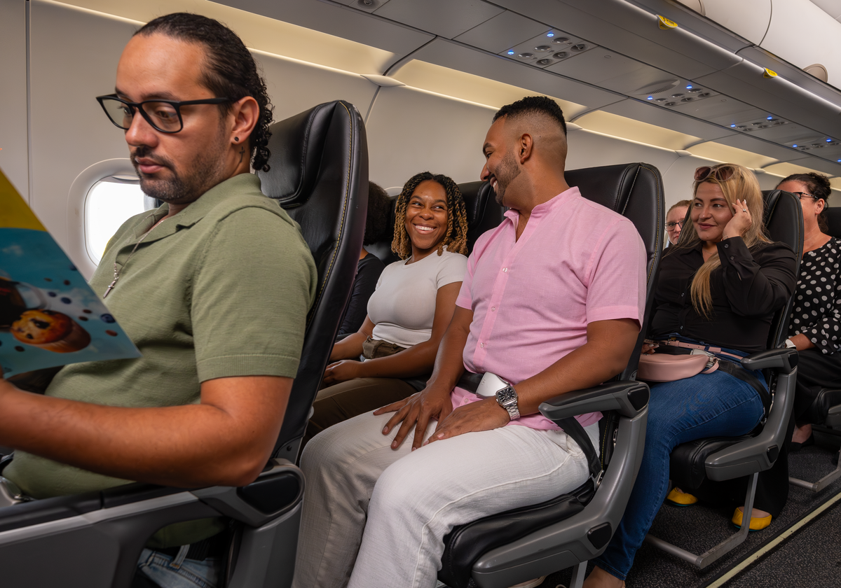 Spirit Premium Economy With Passengers