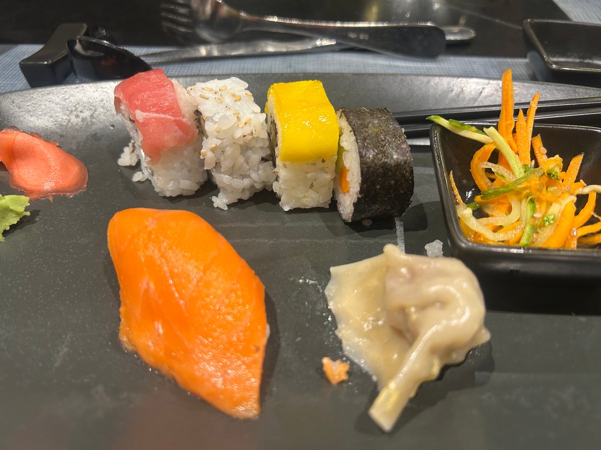 Sushi at Bonsai Iberostar Waves Quetzal