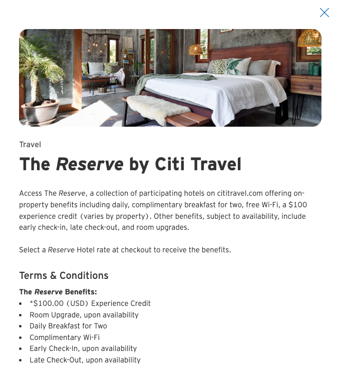 The Reserve by Citi Travel
