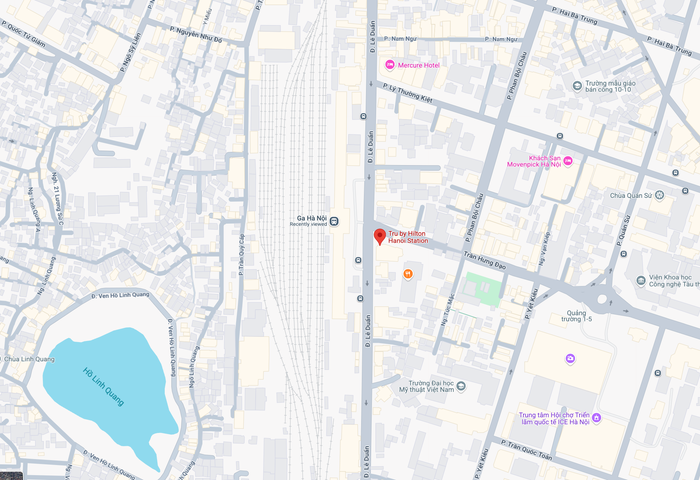 Tru by Hilton Hanoi Station Google Maps