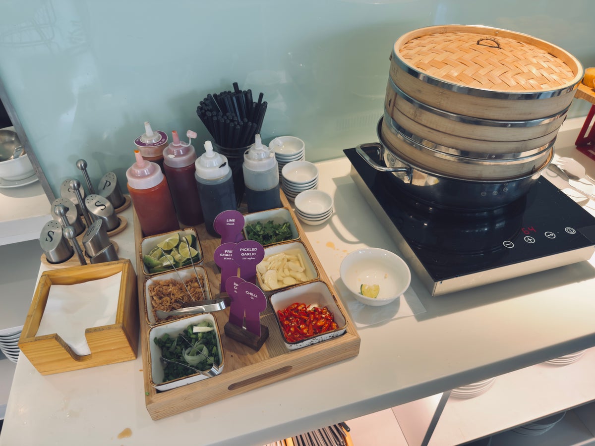 Tru by Hilton Hanoi Station dumplings and condiments