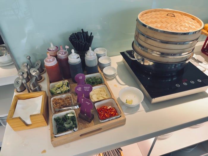 Tru by Hilton Hanoi Station dumplings and condiments