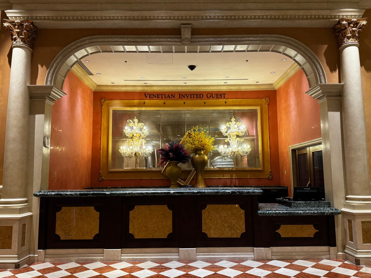 Venetian Las Vegas Invited Guest check in