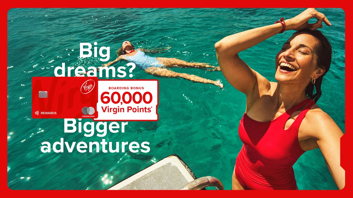 Virgin Mastercard Boarding Bonus 60k offer