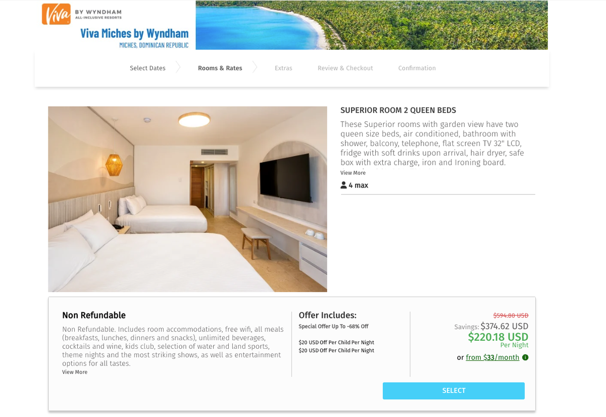 Viva by Wyndham Resorts Prices Sale