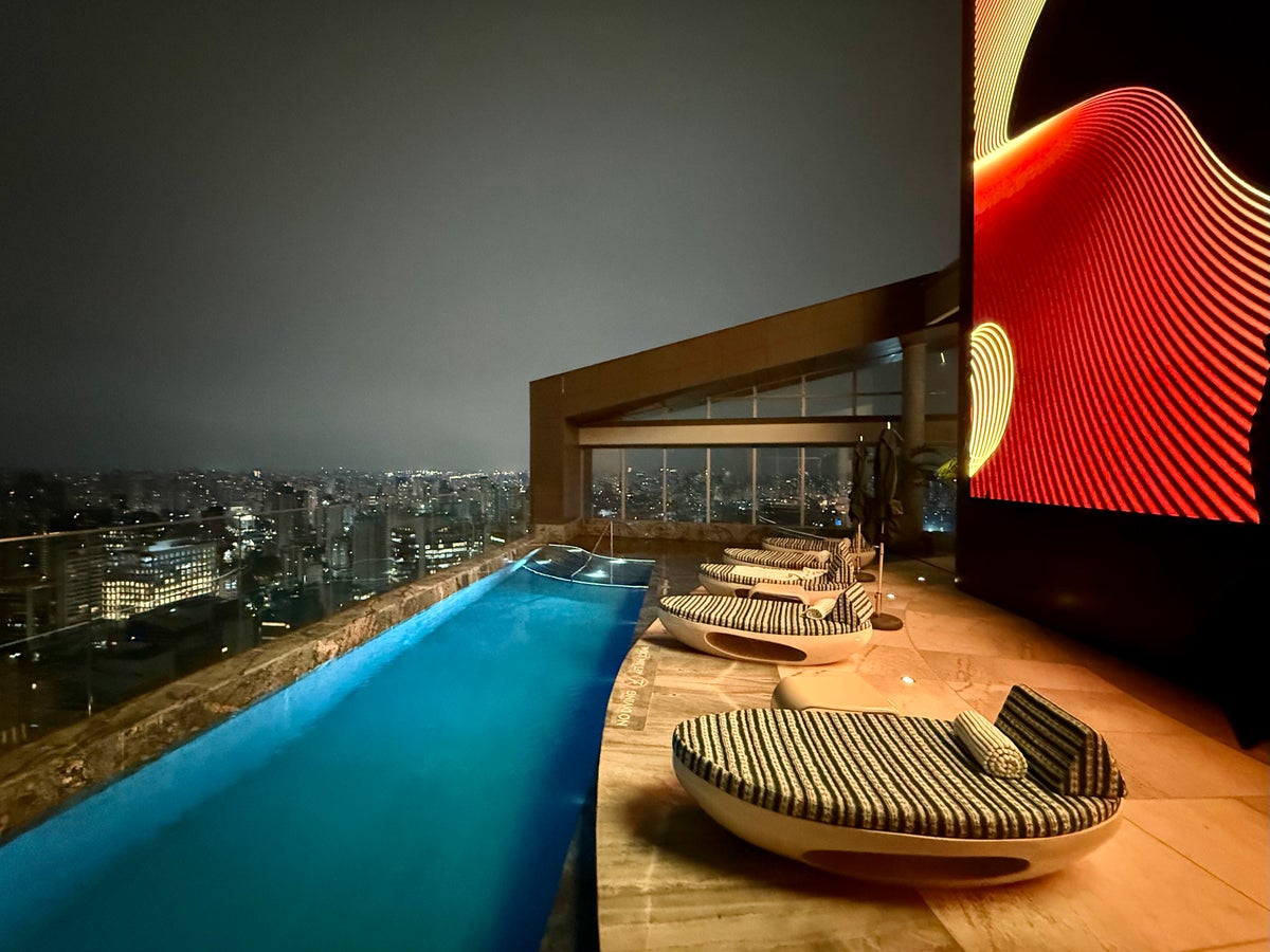 W Sao Paulo rooftop at night