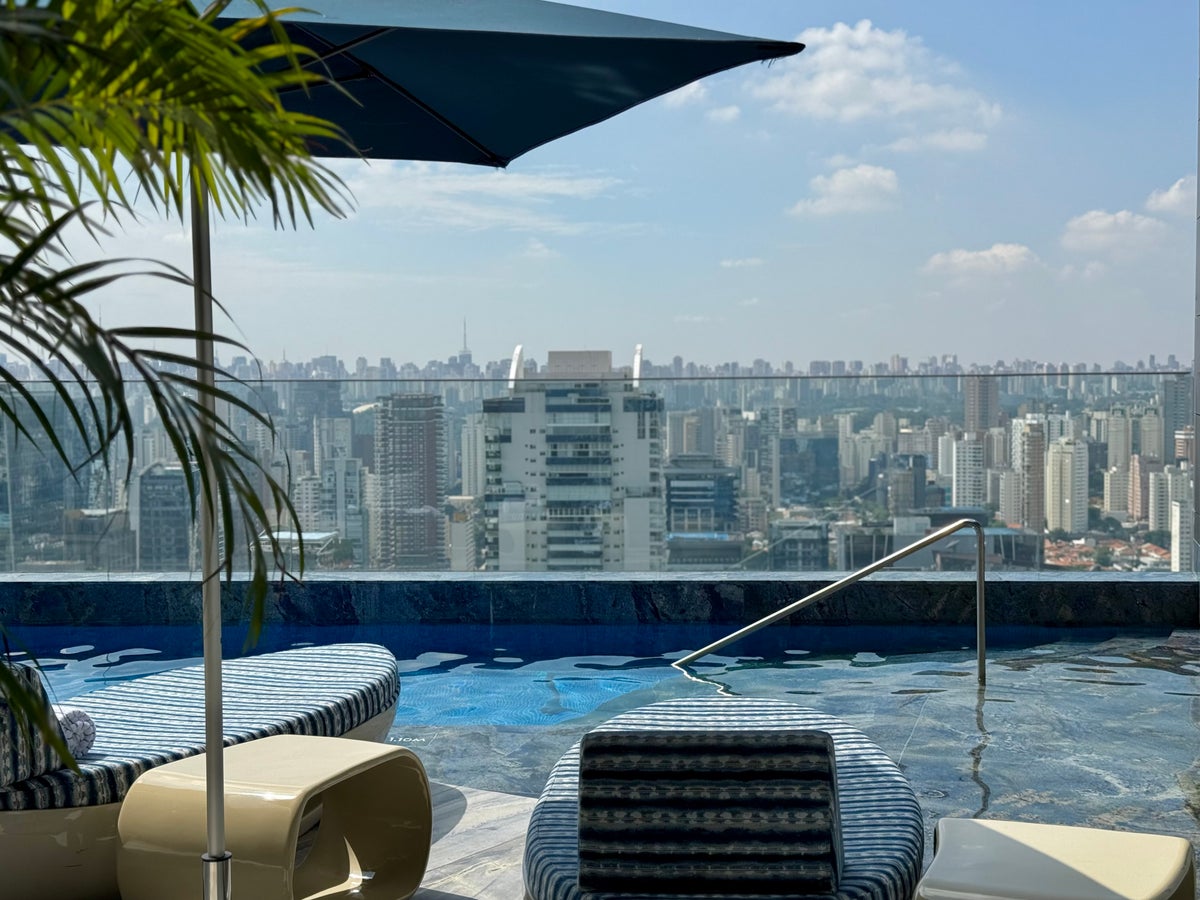 W Sao Paulo rooftop pool view