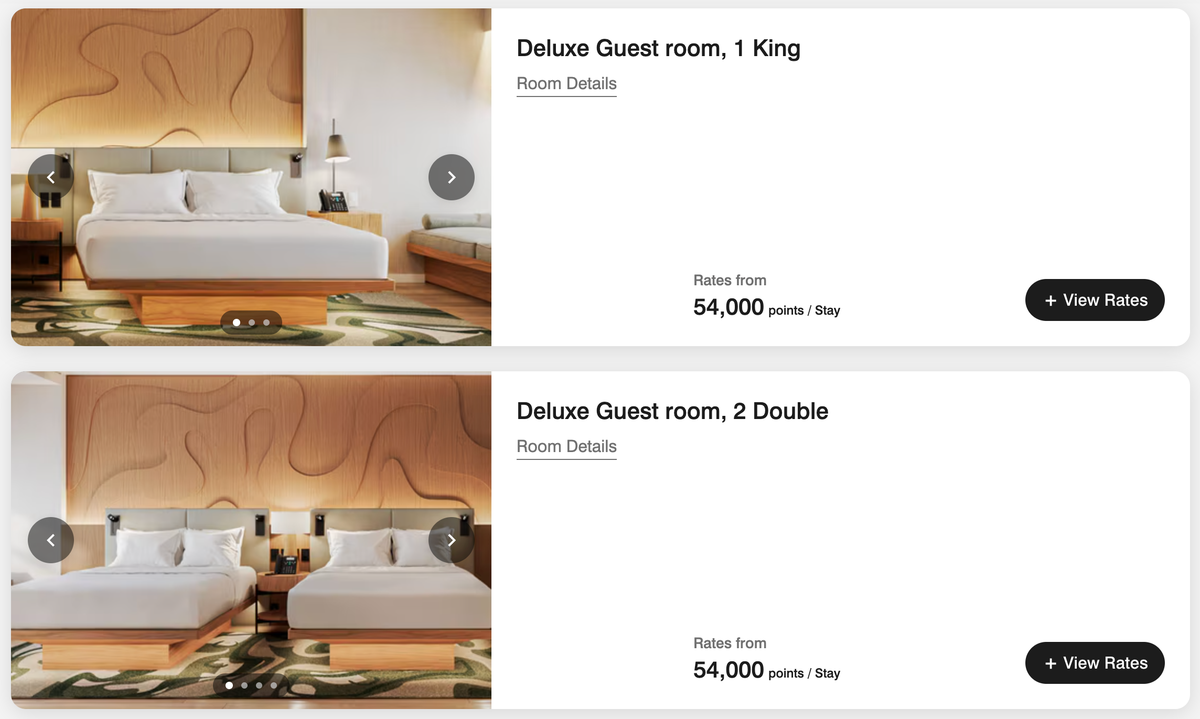 Westin Sao Paulo points rates