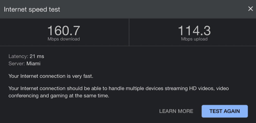 Wifi Speed Test Margaritaville