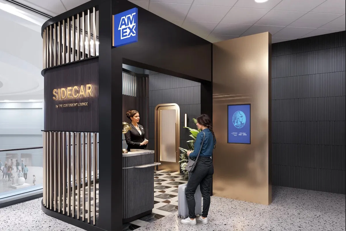 amex sidecar entrance