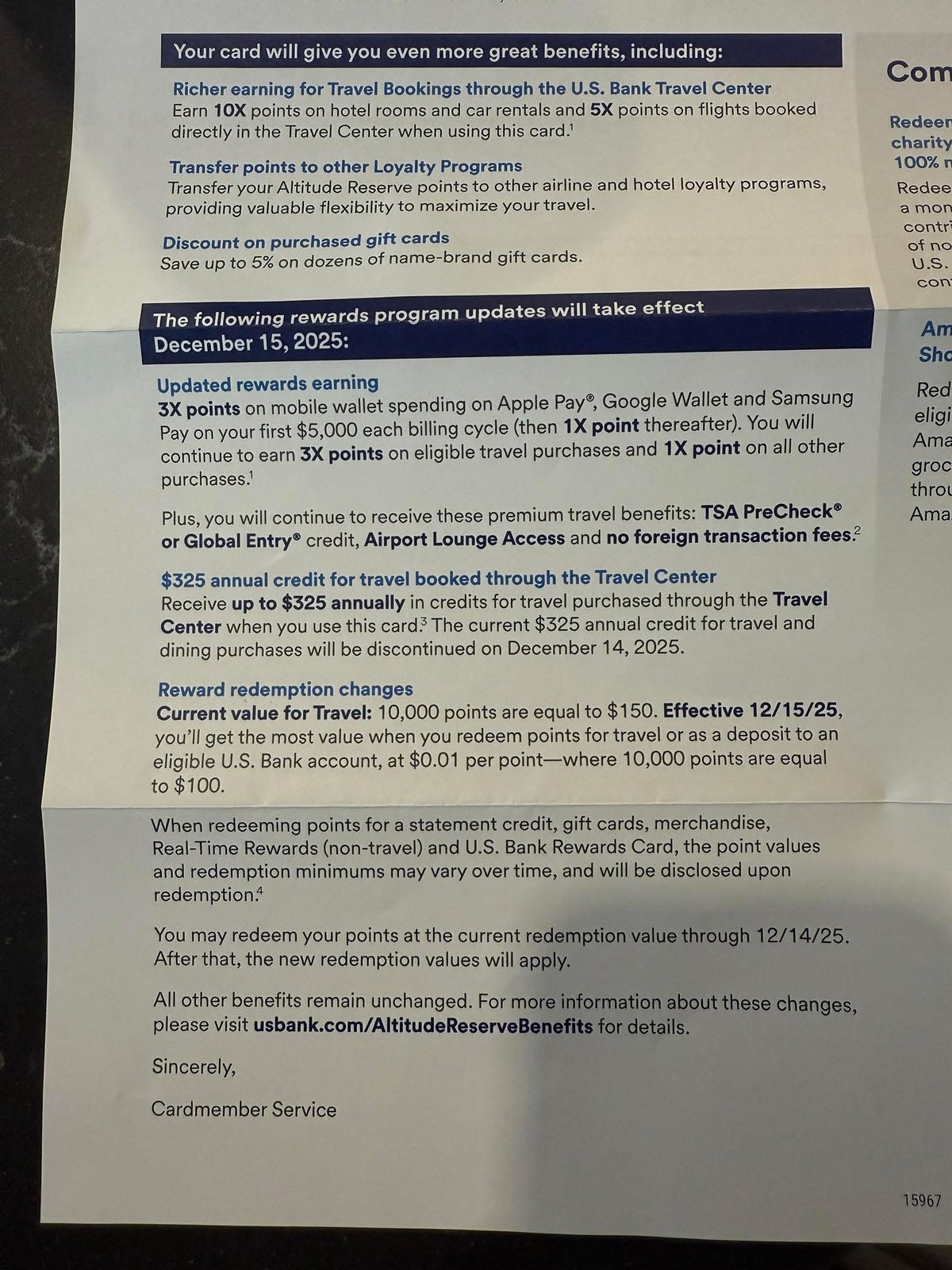 u.s. bank altitude reserve letter