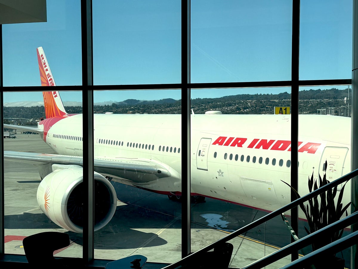 Air India Boeing 777 parked at San Francisco SFO