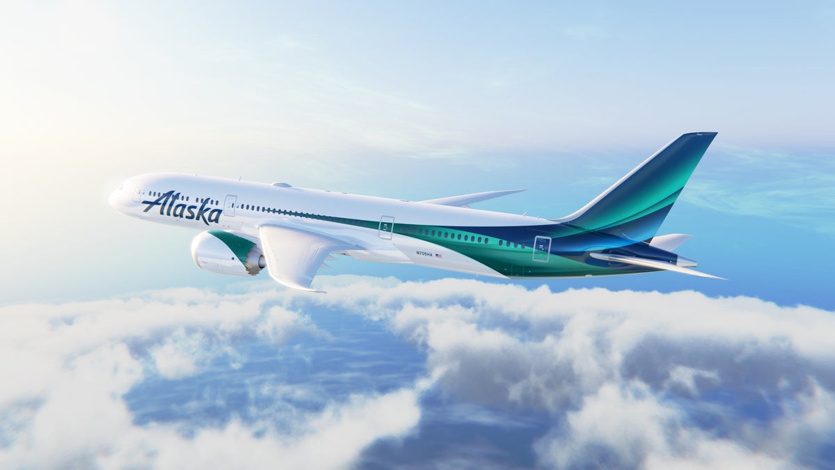 Alaska Airlines Boeing 787 new livery