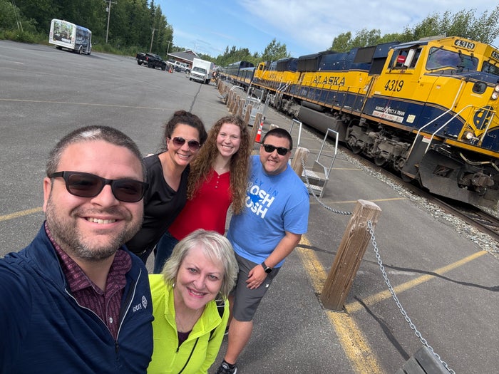 Alaska Railroad Denali Star Selfie