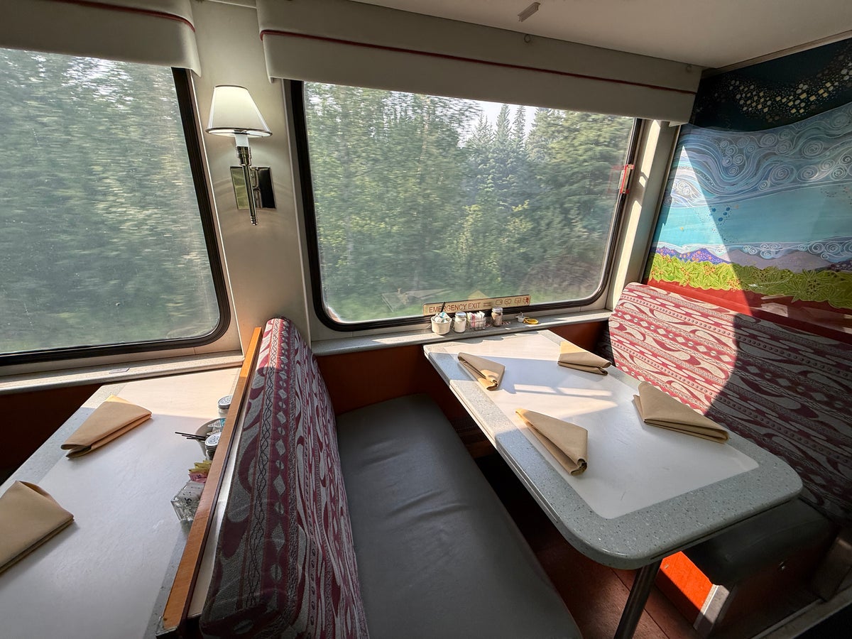 Alaska Railroad Onbaord Restaurant Alaska Railroad Onbaord Restaurant