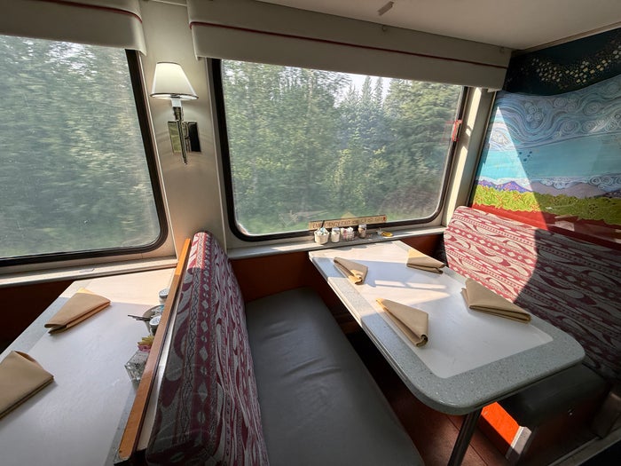 Alaska Railroad Onbaord Restaurant