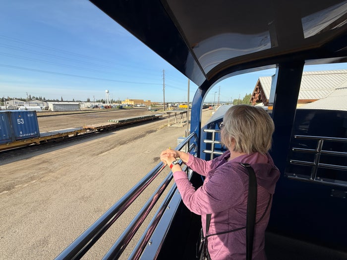 Alaska Railroad Open Air Deck