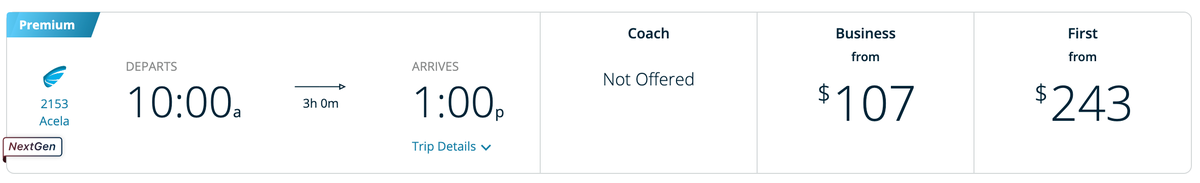 Amtrak NextGen Cash