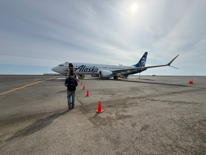 Barrow Alaska Airlines Plane
