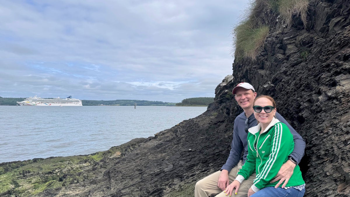 Beach near Foynes Ireland cruise port