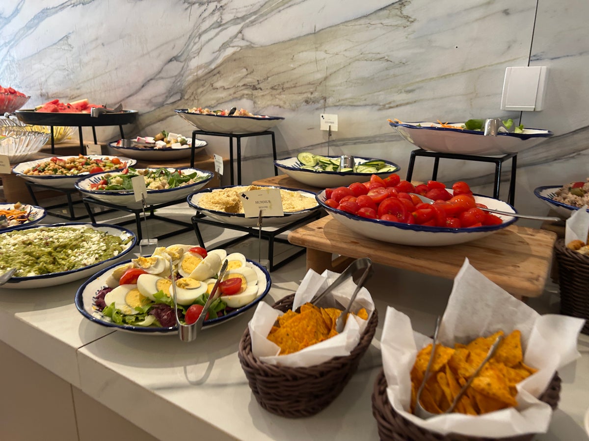Breakfast spread Hyatt Regency Kotor Bay
