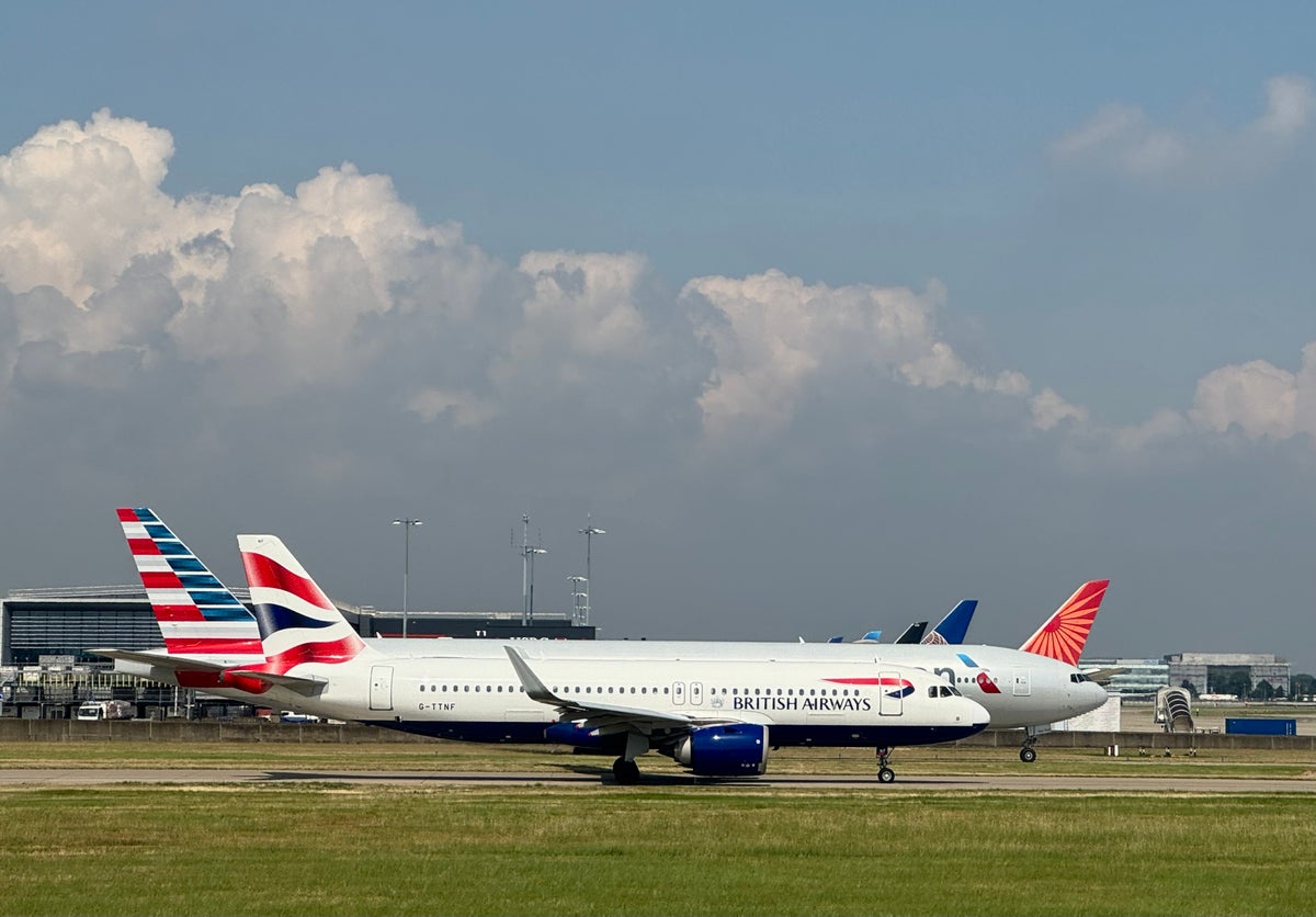 British Airways and American Airlines at London Heathrow LHR
