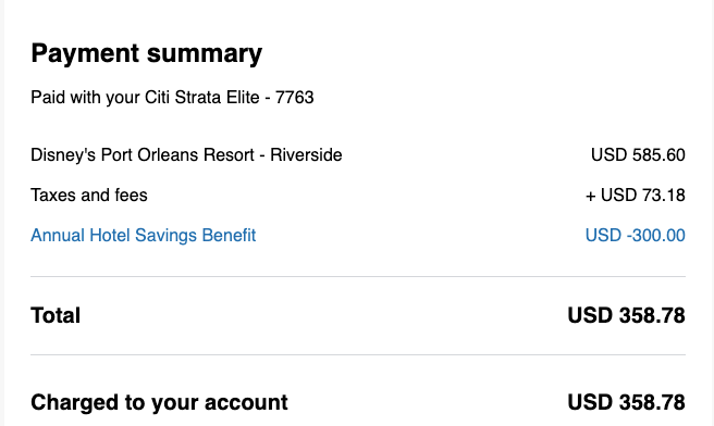Citi Travel Disneys Port Orleans booking