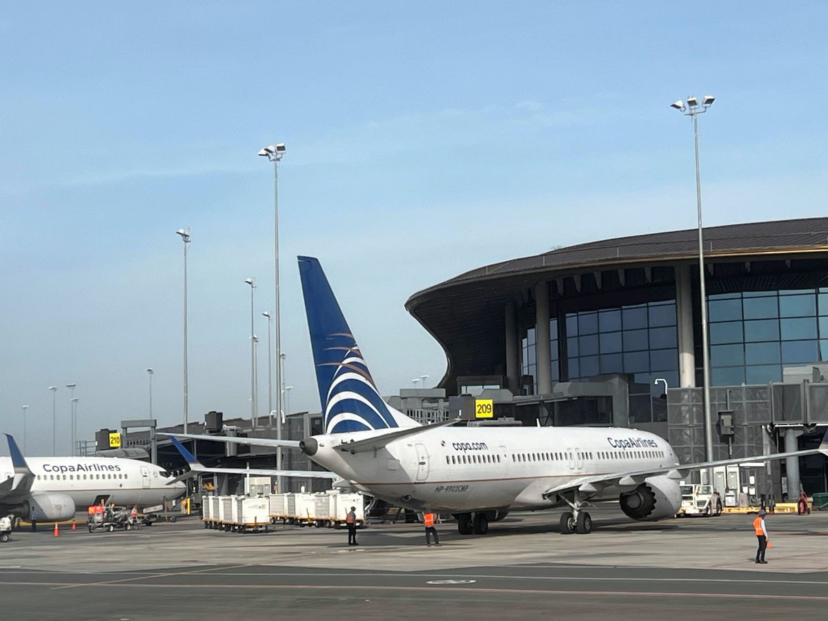 Copa Airlines plane at Panama City PTY