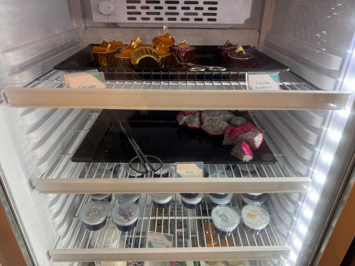 Coral Executive Lounge HKT fridge Coral Executive Lounge HKT fridge