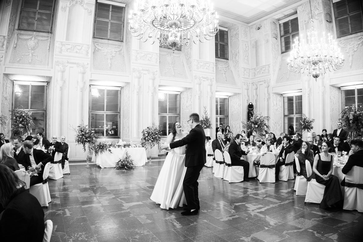 Couple's First Dance at a Wedding