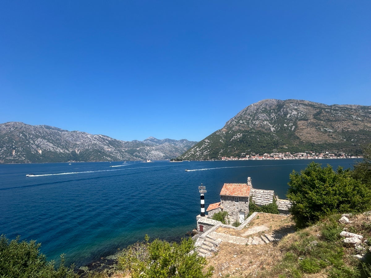 Driving to Kotor Bay