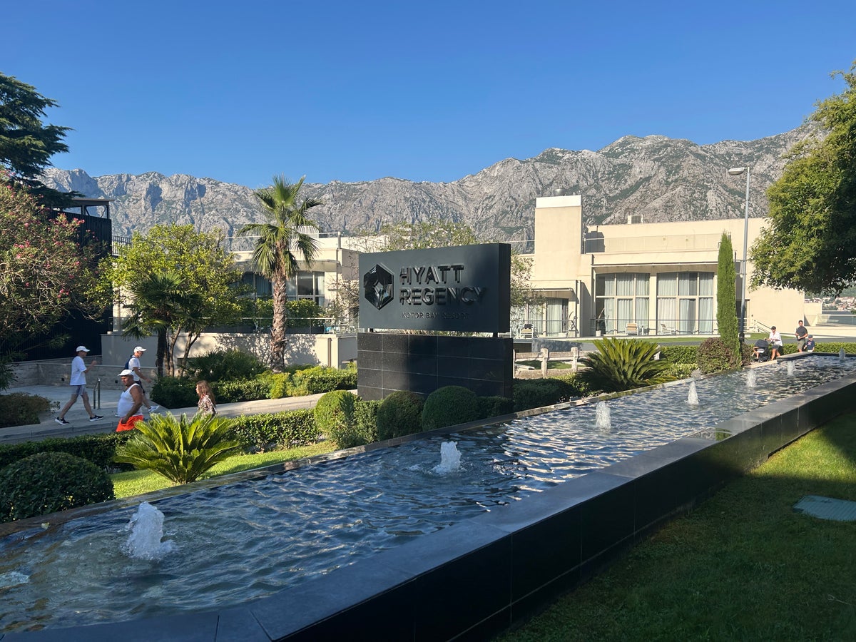 Entrance Hyatt Regency Kotor Bay