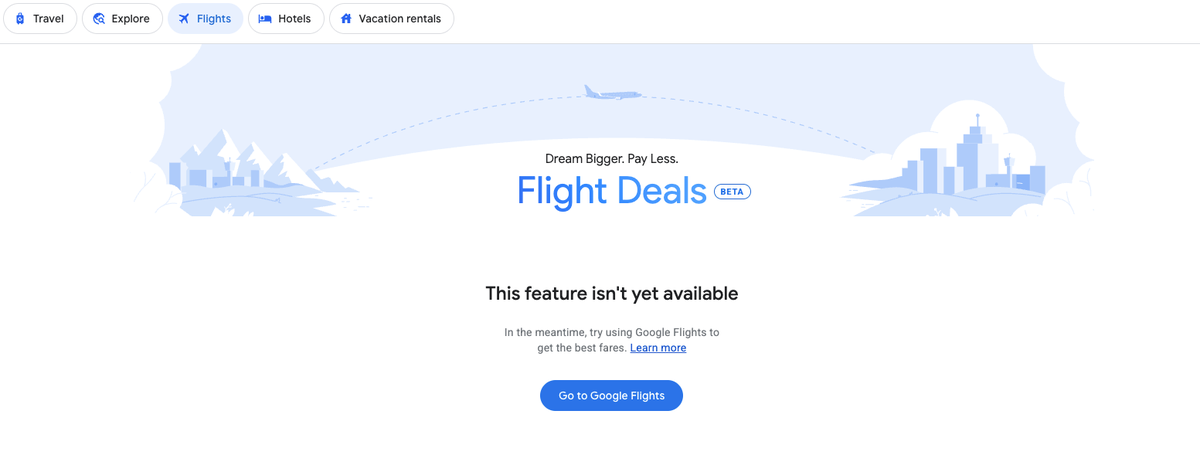 Google Flight Deals