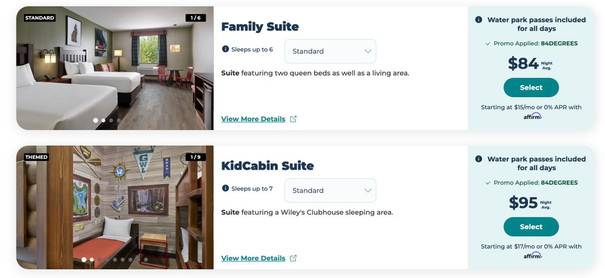 Great Wolf Lodge 84 Degrees Sale price