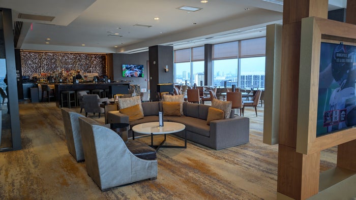 Hilton Americas Houston R24 Rooftop Lounge bar Hilton Americas Houston R24 Rooftop Lounge bar